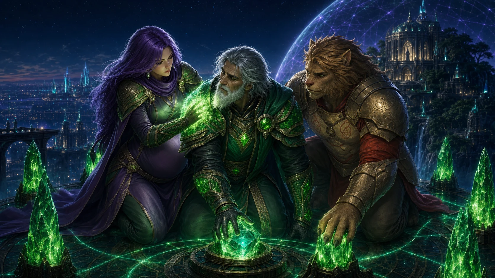 Eirene e WindFur dividem com Cyan o peso do escudo protetor