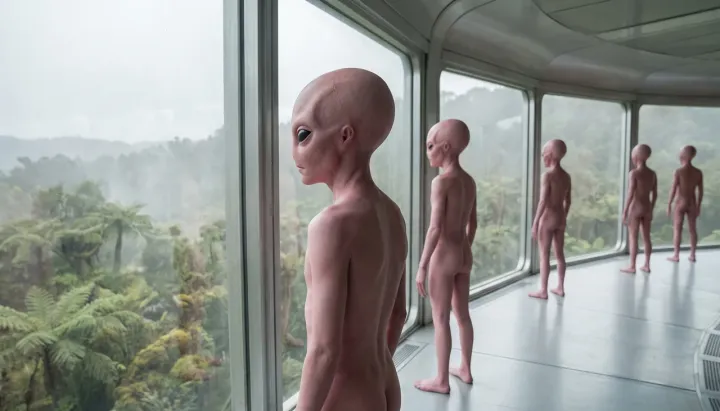 HUMANOIDE ZETA ROSADO — estudo anatômico