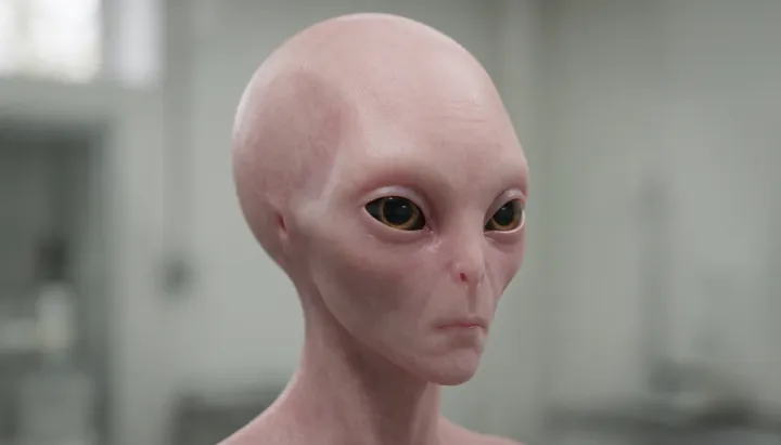 HUMANOIDE ZETA ROSADO — estudo anatômico