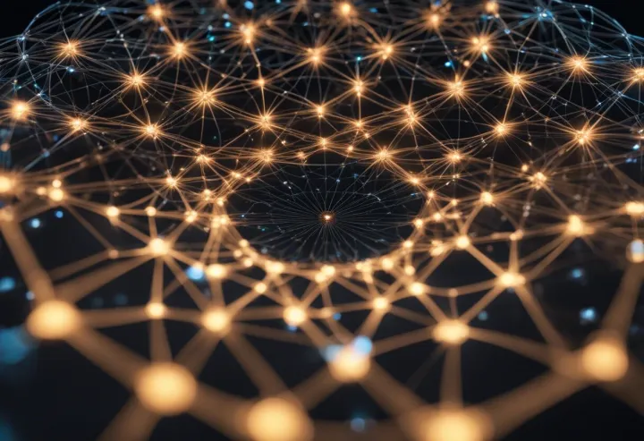 Holographic Network of Black Holes