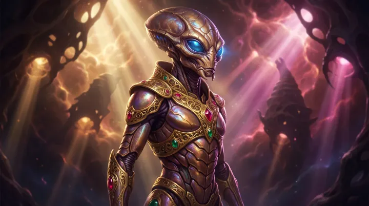 ZETAS COM INSECTOIDE — Tarântula, Dourado